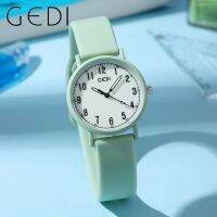 ✤✽ GEDI Waterproof 32mm Quartz Watch for Women Boys Girls School Students Skin-friendly Silicone Strap Luminous Ladies Watches New