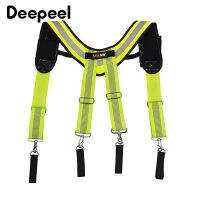 Mens X-shaped Waist Pack Tool Belt Suspenders Fluorescent Wide ces Reflective Webbing Outdoor Work Suspender Male Jockstrap