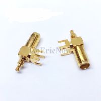 5 pcs RF Coaxial Right Angle SMA Female 4 foot for 1.13mm Jumper Cable Connector