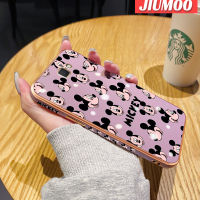 JIUMOO เคสซิลิโคนปลอกสำหรับ Samsung J7ชั้นหนึ่ง2,เคสมิกกี้น่ารักการ์ตูนแฟชั่นใหม่ขอบสี่เหลี่ยมเคสมือถือกันกระแทกฝาปิดเลนส์เต็มรูปแบบเคสป้องกันกล้องนิ่ม