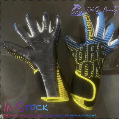 【คลังสินค้าพร้อม】ถุงมือผู้รักษาประตูฟุตบอล1คู่ Professional Non-Slip Breathable Wear-Resistant Gloves Training Equipment