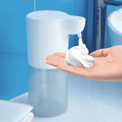 USB Charging Automatic Induction Mini Foam Soap Dispenser Smart Infrared Touchless Hand Washer for Kitchen Bathroom Dispenser