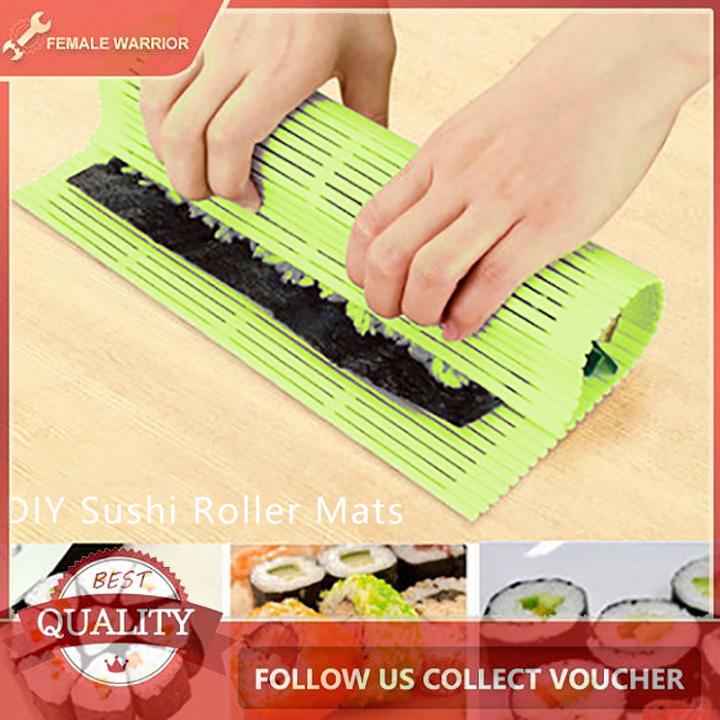 Tappetini Per Sushi In Bambù - 2 Pezzi, Con Laccio Di Cotone, Per Sushi Fatto In Casa