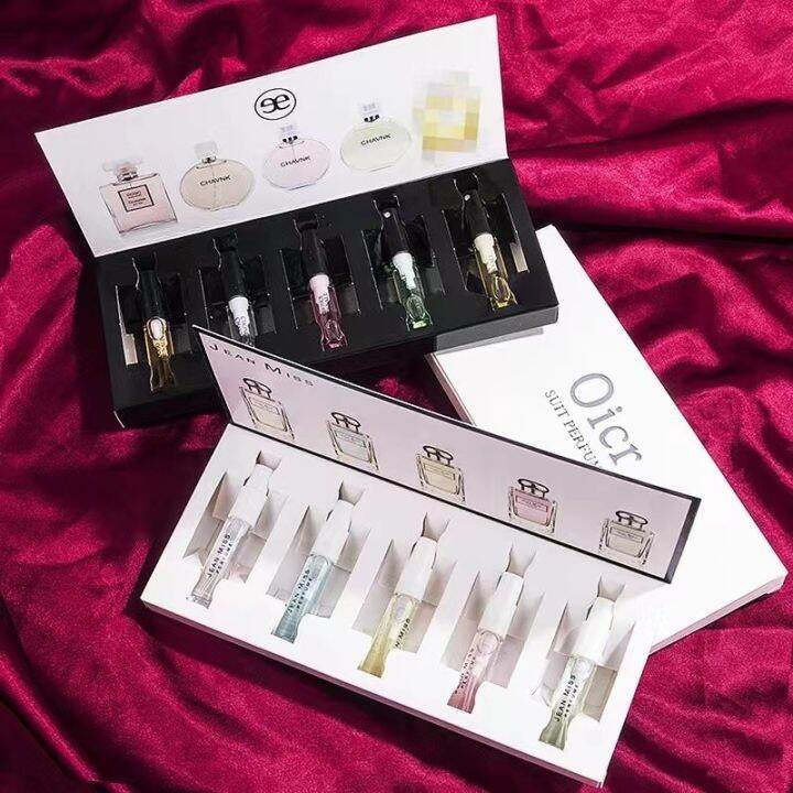 JEAN MISS women's perfume sample set 5 gift box lasting light fragrance fivepiece trial travel