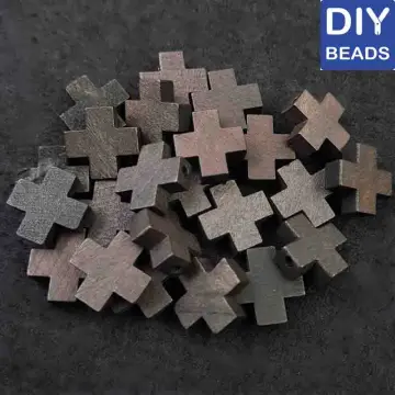 200Pcs 0.85x0.55Inch Wooden Cross Cross Wooden Crosses for Crafts