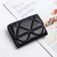 【jw】❆✘♞  Luxury Brand Leather Wallet Sheepskin Handheld for Card Holder Credential card Coin Purse