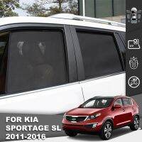 กรอบกระจกหน้าสำหรับ Kia Sportage SL 2010-2016รถแม่เหล็กบังแดด,หมวกกันแดดกระจกหลังม่านบังตากระจกหน้าต่างด้านข้าง