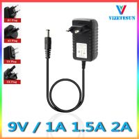 9V 1A 1.5A 2A European Standard Power Adapter European Standard Fire Bull Plug Transformer Cable DC 5.5x2.1MM