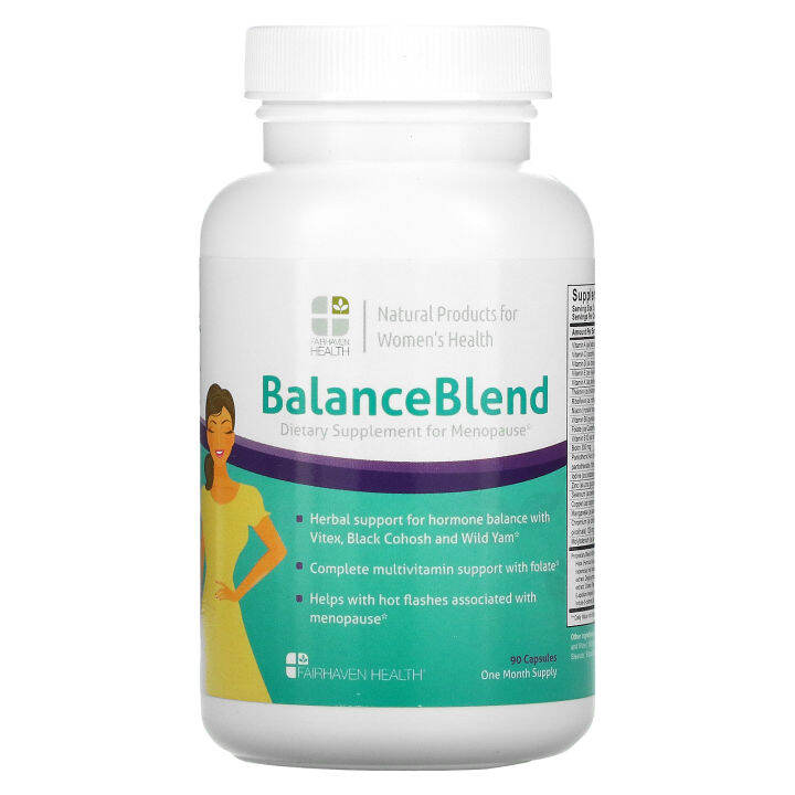 [PREORDER] FAIRHAVEN HEALTH BALANCE BLEND FOR MENOPAUSE 90 CAPSULES