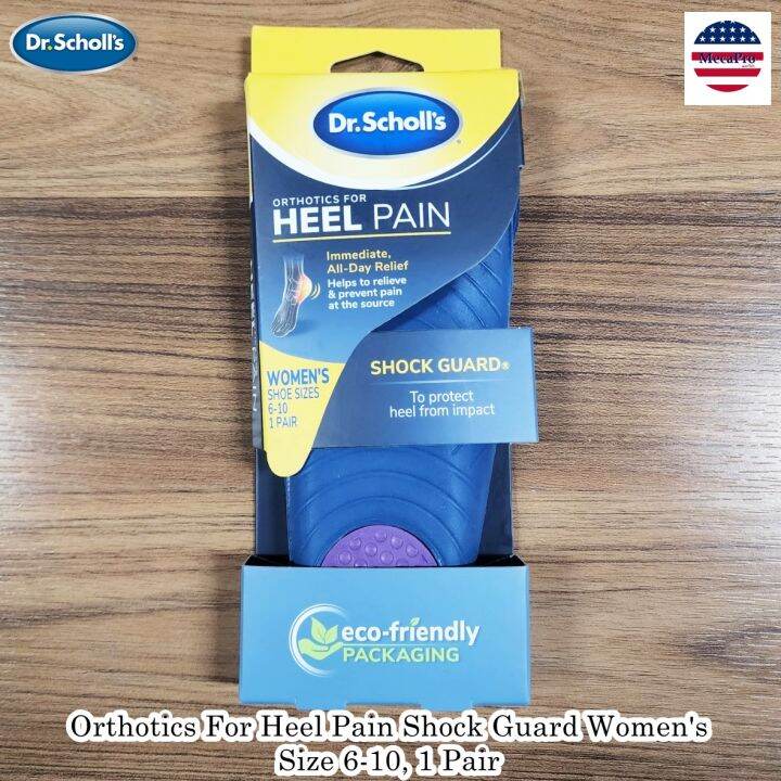 Dr.Scholl's® Orthotics For Heel Pain Shock Guard 1 Pair แผ่นรองอุ้งเท้า