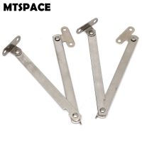 MTSPACE 2pcs/Set Stainless Steel Cabinet Cupboard Furniture Doors Close Lift Up Stay Support Hinge Kitchen Long Service Life Door Hardware Locks