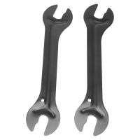 2Pcs Bike Tool Steel Bicycle Wrench Cycling Head Open End Axle Hub Spanner Cone Bicycle Repair