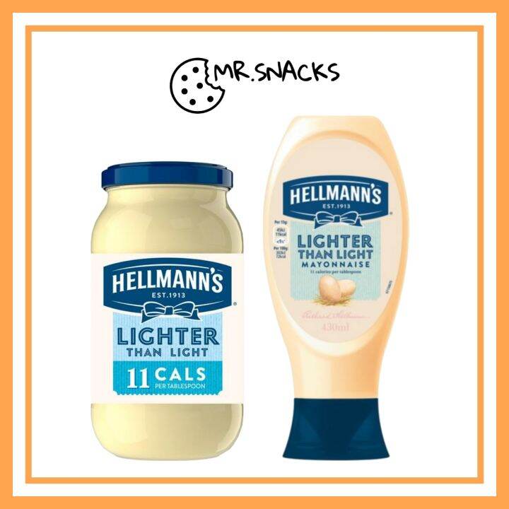 Hellmann's Lighter than Light Mayonnaise 400g / 473ml Lazada