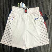 เสื้อคุณภาพสูง 【Feb】 2022 New Original NBA͛ High-Quality Clippers Limited Pants Sports Basketball Shorts American But Knee Five-Point Pants Men And Women Loose Through