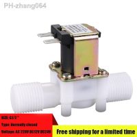 ✺♦ 1/2 quot; Plastic Solenoid Valve 12V 24V 220V Magnetic Washing Machine Dispenser Drinking Water Pneumatic Pressure Controller Switch