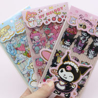 Kawaii Sanrio สติกเกอร์ My Melody Melody การ์ตูนนักเรียนชั้นประถมศึกษา Hand Ledger ไดอารี่ตกแต่งเด็กสติกเกอร์สัตว์เลี้ยง