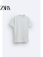 ♣☽✁ ZARA new mens body-fitting basic short-sleeved T-shirt 5584461 403