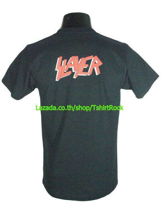 เสื้อวง-slayer-สเลเยอร์-ไซส์ยุโรป-เสื้อยืดวงดนตรีร็อค-เสื้อร็อค-slr1127-ส่งจากไทย