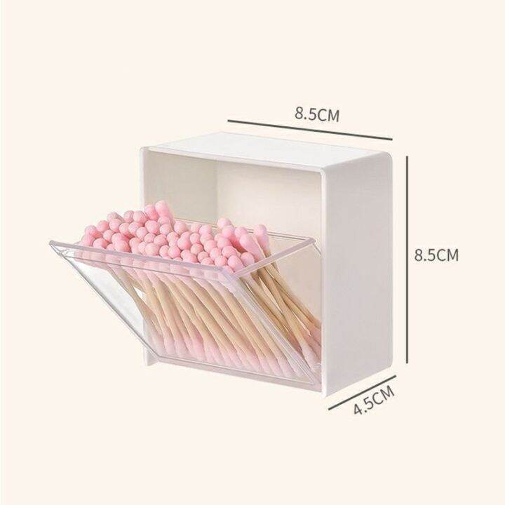 plastic-wall-mounted-storage-boxes-dustproof-bathroom-organizer-for-cotton-swabs-makeup-adhesive-small-jewelry-holder-box