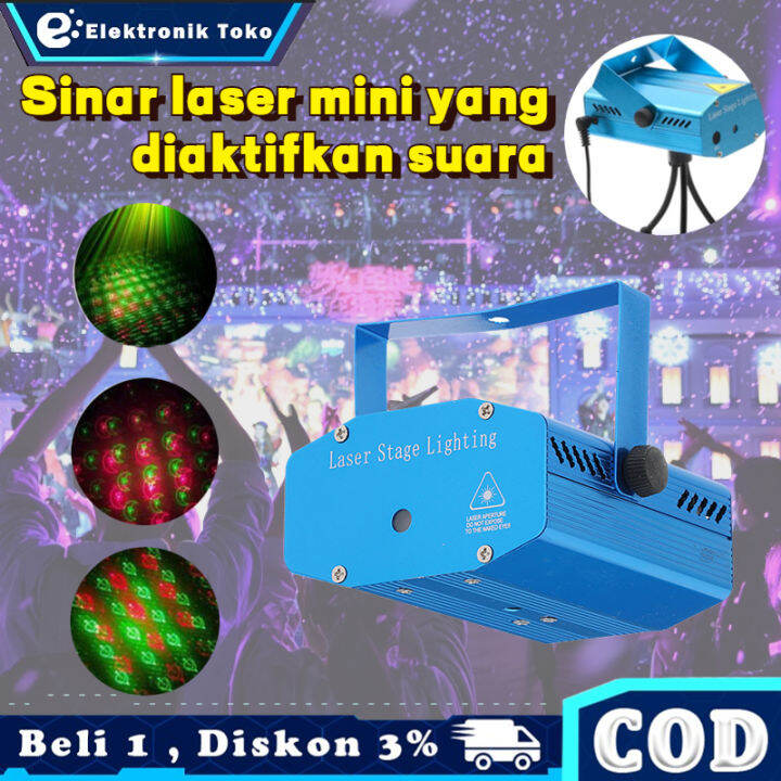 Mini laser stage/lighting laser stage/lighting sensor music disco