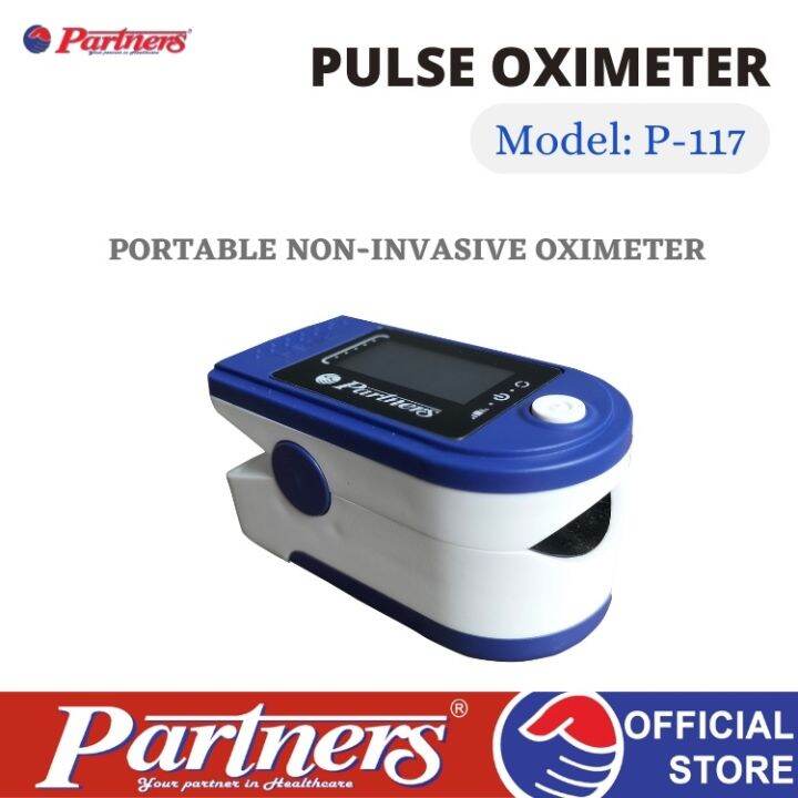 Partners Pulse Oximeter Portable NonInvasive Oximeter with Free