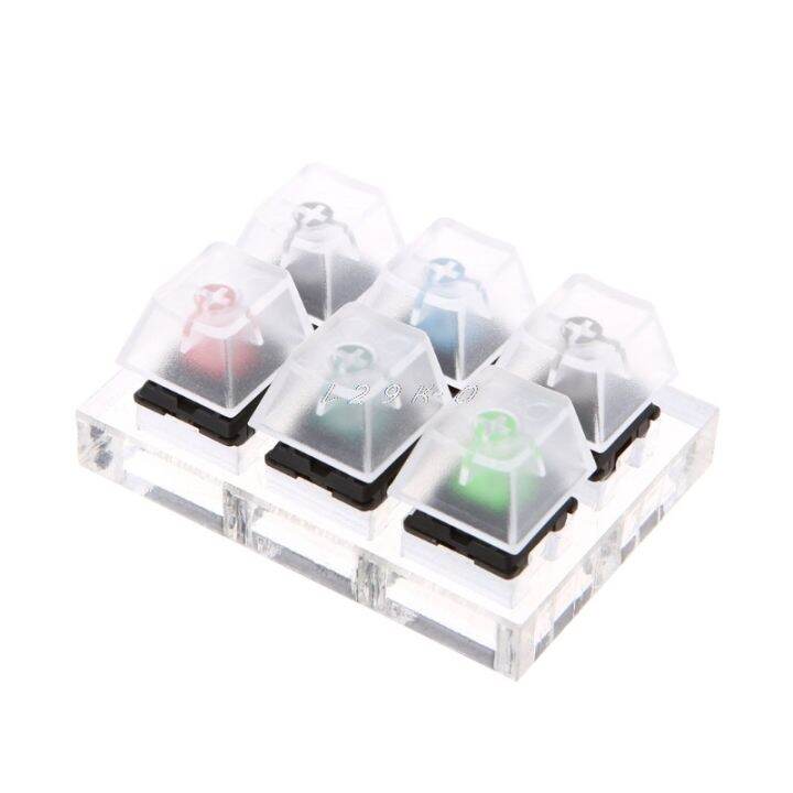 Mechanical Keyboard Clear Keycaps 6 Key Caps Swit6X Tester Kit For ...