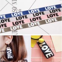 New Arrival 1 meter (16mm) multicolor grosgrain ribbon valentines printed "LOVE" ribbon love heart ribbon gift packaging ribbons Gift Wrapping  Bags