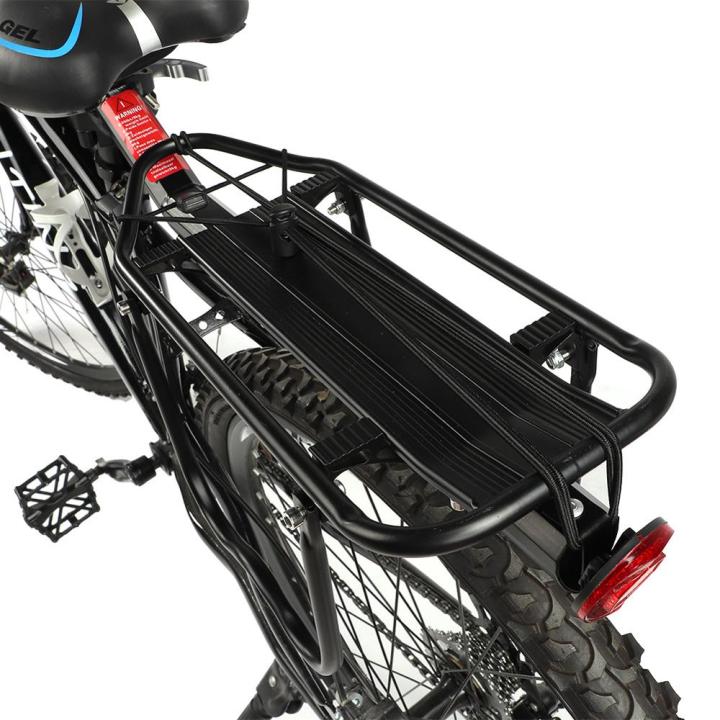 worth-buy-ที่ขนของติดหลังสัมภาระอลูมิเนียมอัลลอยด์แร็คขาตั้งจักรยานสายใช้ในจักรยาน-mtb-ปรับได้พร้อมแผ่นสะท้อนแสง