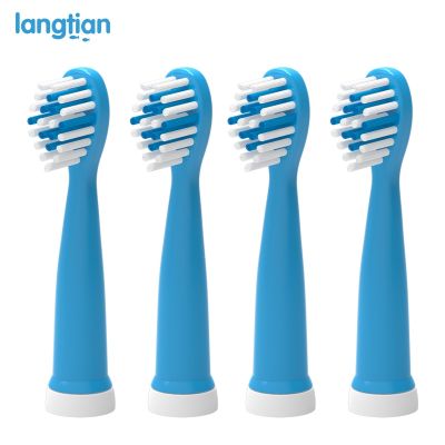 hot【DT】 Langtian Child Electric Toothbrush Heads Kids 4pcs Extra Oral