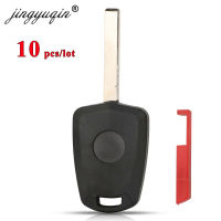 Jingyuqin 10x Transponder รถ Key Shell สำหรับ Chevrolet AVEO Vauxhall Opel Camaro Cruze Equinox Impala Malibu Sonic Fob กรณี