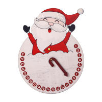 นาฬิกาต้อนรับปฏิทินคริสต์มาสเทศกาลคริสต์มาส Sparen น่ารักจี้ไม้ซานต้า/ กวางเอลก์/มนุษย์หิมะเครื่องประดับป้ายประตูบ้านไร่ประตูหน้าบ้านของตกแต่งระเบียง
