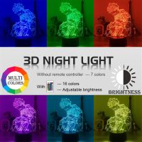 อะคริลิค 3d โคมไฟ BL อะนิเมะ GIVEN สำหรับตกแต่งห้องนอนที่มีสีสัน Nightlight BL โคมไฟตั้งโต๊ะ GIVEN Led Night Light Dropshipping