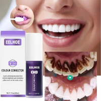 EELHOE Remove Plaque Stains Care Toothpaste V34 Colour Corrector Teeth Mouth Breathing Freshener Whitening Sensitive Teeth Toothpaste