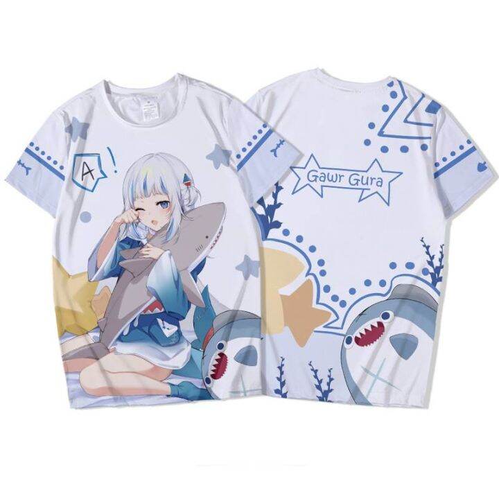 hz-hololive-vtuber-gawr-gura-t-shirt-anime-short-sleeve-top-casual-loose-fashion-tee-shirt-plus-size-zh