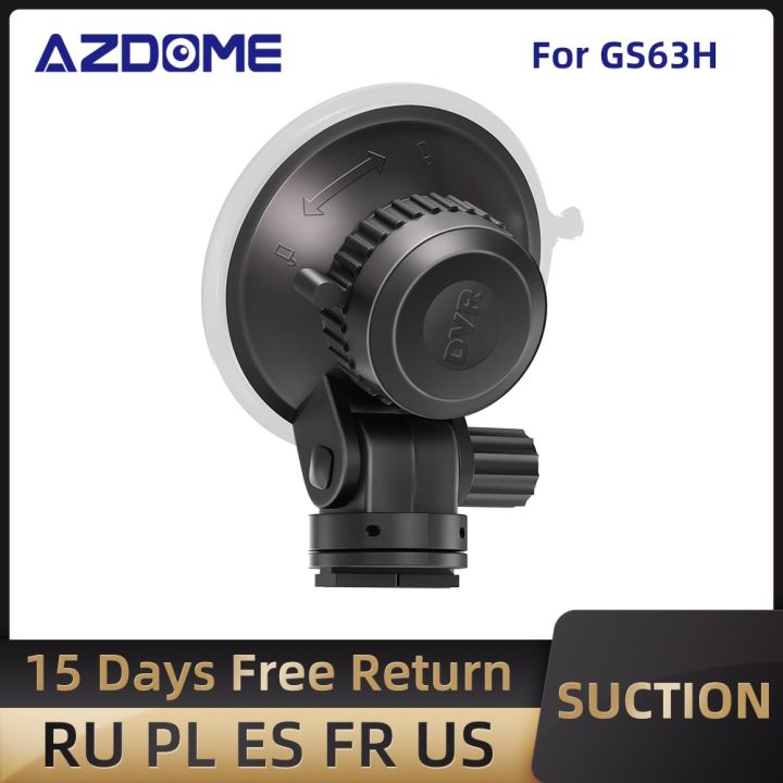 Dash Cam Car Dvr Holder For Azdome Gs63h Gs65h M06 Windshield Suction Cup  Mount Holder Abs Driving Recorder Bracket