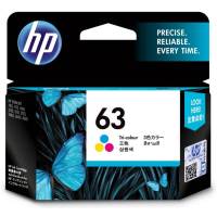 HP 63 COL 3สี แท้ศูนย์ของใหม่+คุณภาพ100%  For	HP DeskJet : 1110 / 1112 / 1115 / 2130 / 2131 / 2132 / 3630 / 3632 HP OfficeJet : 3830 / 4650 HP ENVY 4520