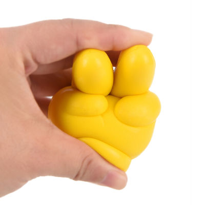 【CW】Cute Victory Finger Car Antenna Topper Eva Decorative Car Topper Balls Yellow