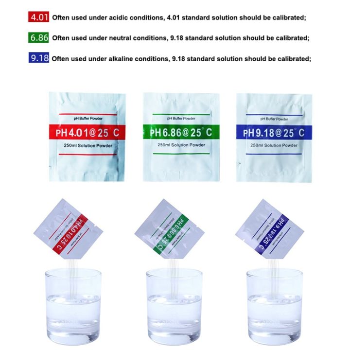 100-original-6-15pcs-ph-บัฟเฟอร์ผงวัด-calibration-solution-ph-meter-calibration-point-calibration-สำหรับ-ph-test-meter-4-01-6-86-9-18