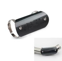 Universal Motorcycle Exhaust Carbon Fiber Surface MufflerPipe Leg Protector Heat Shield Guard Stainless Steel Antiscalding Cover