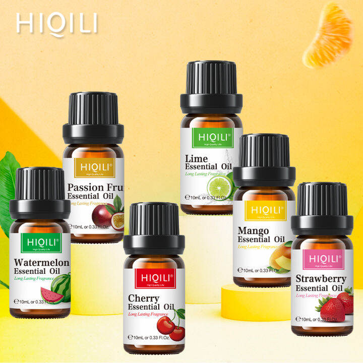 HiQiLi 10ml Fruit Oil Cherry Coconut Strawberry Watermelon Passion ...