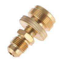 1lb Propane Tank Cansiter Regulator Portable Camping Grill Stove Parts Solid Brass Adapter Connection Convert to 3/8 Male Flare