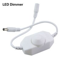 ☇☑ 1Pcs DC12V-24V Mini Dimmer LED brightness Dimmer Controller for 3528 5050 5630 Single Color LED Strip fita led Light