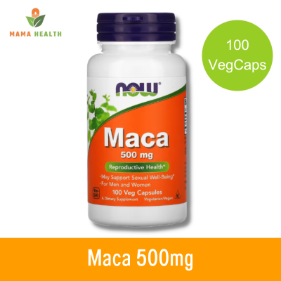 [Exp2025] Now Foods, Maca, 500 mg, 100 Veg Capsules
