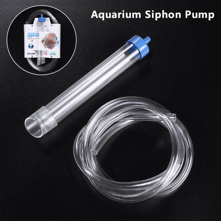 Aquarium Vacuum Clean Water Change Siphon Gravel Pipe Fish Tank Siphon