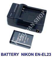 (Saving Set 1+1) EN-EL23  ENEL23 แบตเตอรี่และแท่นชาร์จสำหรับกล้องนิคอน Battery and Charger For Nikon Coolpix P600,P610,B700,P900,S810c BY JAVA STORE