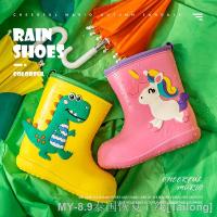 【hot】▽❄ 2022 new style safety rain boots for kids child waterproof boy shoes girl decorative stock boot