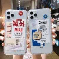 เคสโทรศัพท์มือถือ แบบใส ลายแบรนด์แฟชั่น สไตล์เกาหลี สําหรับ iPhone se2 6s 7 8 6splus 7plus 8plus xs xr xsmax 11 11pro 11proMax 12 13 14 13Pro Max