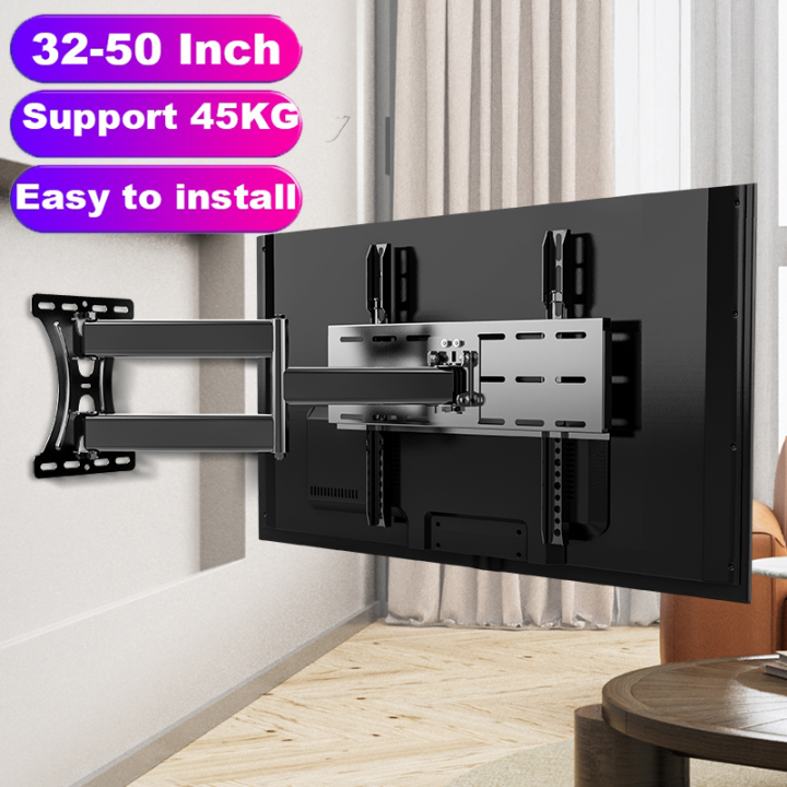 3270 inches TV Wall Mount Bracket 55 inches Extend Tilt Swivel Monitor