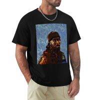 Omar Little By Vangogh For Fans T-Shirt Anime Clothes Graphic T Shirt Kawaii Clothes Sublime T Shirt Mens T Shirt Graphic