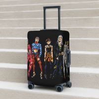 Jojo S Bizarre Adventure Suitcase Cover JOJOS BIZARRE ADVENTURE VENTO AUREO Business Protection Vacation Elastic Luggage Case